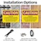 Signmission Radiation & Laser Sign, 7 in H x 10 in W, Plastic, Rectangle OS-2PACK-CR-P-710-L-10206 - alternate 4